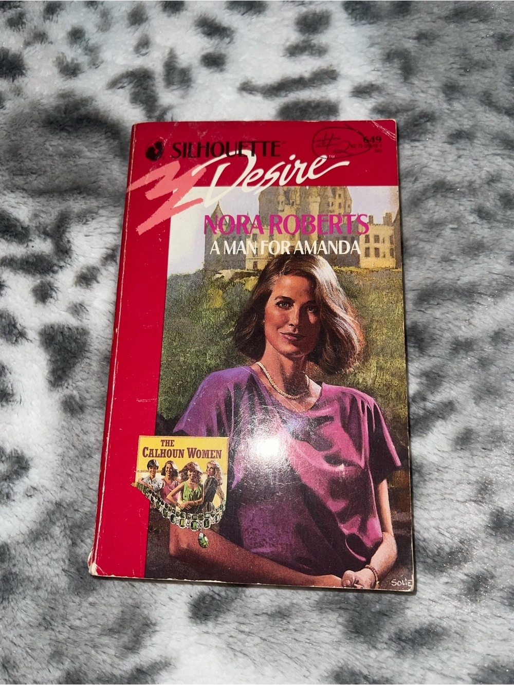 Nora Roberts paperback book